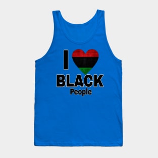 I LOVE 🖤 Black People - Front Tank Top